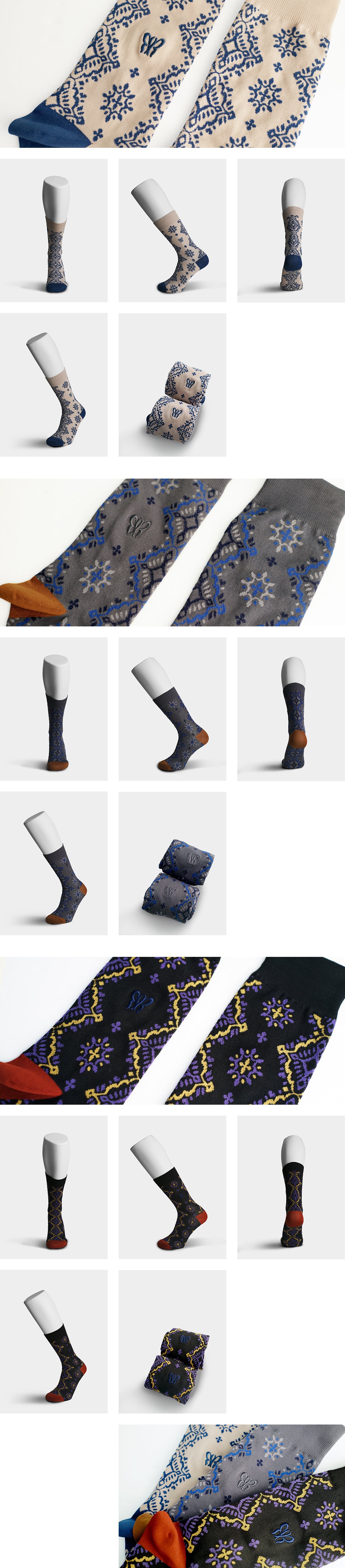 Embroidered socks (Man)